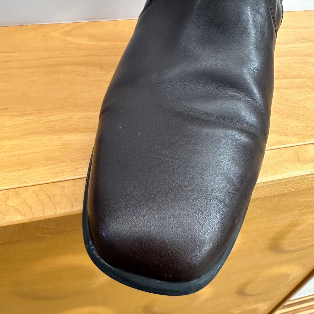 Blondo Canada Brown Smooth Leather Side Zip Ankle Boots Women Size 11 AA Narrow - Picture 10 of 16